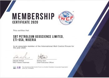 IWCF Membership Certificate